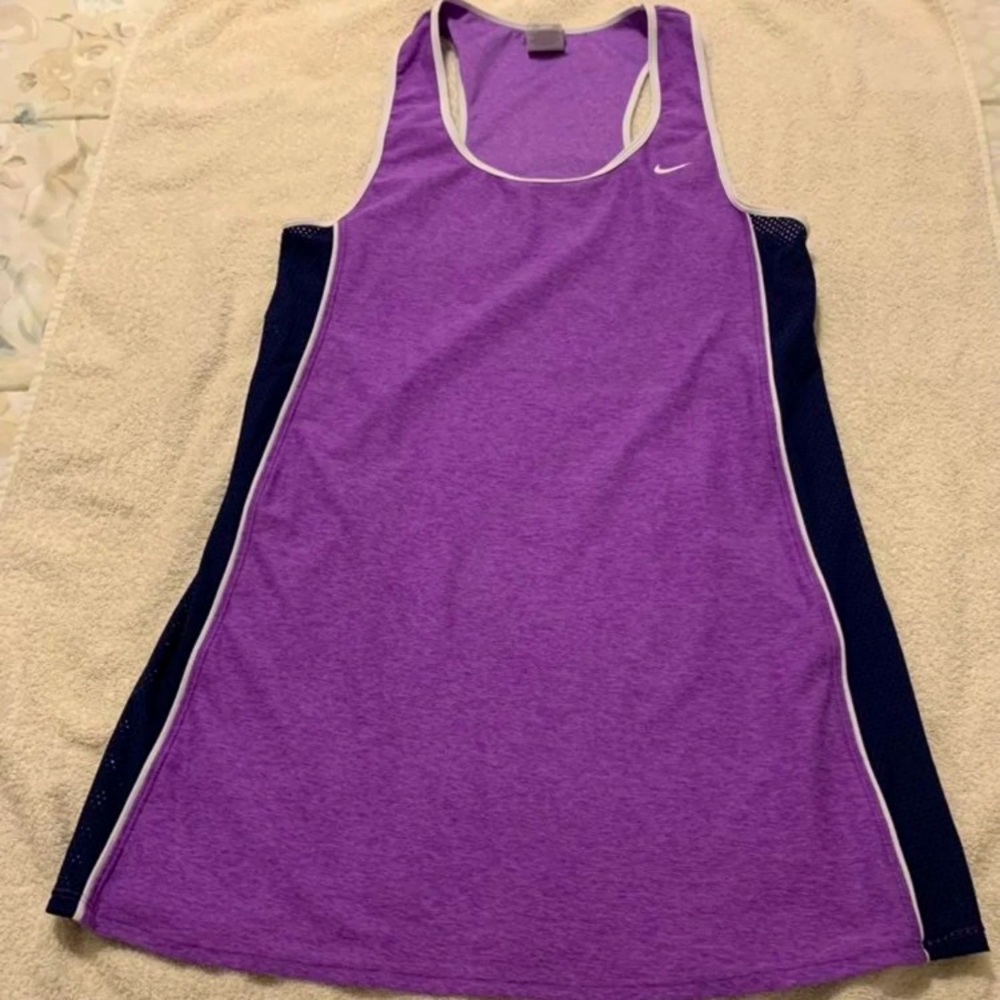 Nike summer purple cover up dress size small